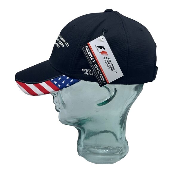 Formula 1 United States Grand Prix Hat Cap Strap Back Black F1 Racing NWT'S - Picture 2 of 9